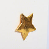 Welsh First Day of School, Good Luck Card, Yellow Stars, padded star embellished