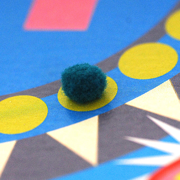Welsh Age 21 - Blue Circle, Happy 21st Birthday, Embellished with pompoms