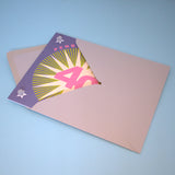 Welsh Age 40 - Starburst, Happy 40th Birthday, Embellished with pompoms