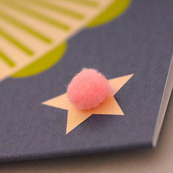 Welsh Age 80 - Wheel, Happy 80th Birthday, Embellished with pompoms