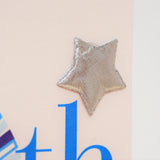 Birthday Card, Age 9 Boy, Happy 9th Birthday, Embellished with a padded star