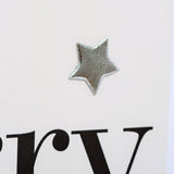 Sympathy, Sorry, Thinking of you Card, Blue Star, Embellished with a padded star