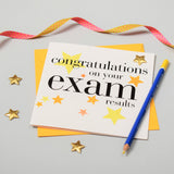 Congratulations Card, exam results, Embellished with a padded star