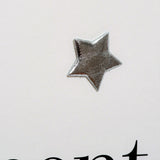Good Luck Retirement Card, Blue Stars, Embellished with a padded star