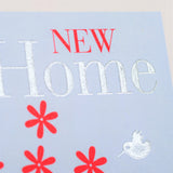 New Home Card, Tree, New Home, Embossed and Foiled text