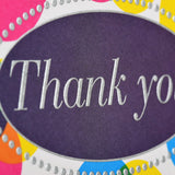 Thank You Card, Colours, Thank You, Embossed and Foiled text