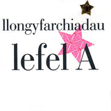 Welsh A Level Results Congratulations Card, Pink Stars padded star embellished