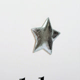 Welsh Thank You Card, Blue Star, Thank You Teacher Blue, padded star embellished