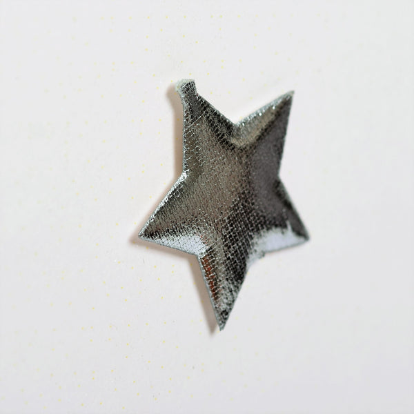 Welsh Exam Good Luck Card, Blue Stars, padded star embellished