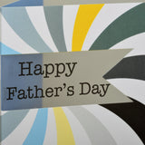 Father's Day Card, Spiral, Happy Father's Day, See through acetate window