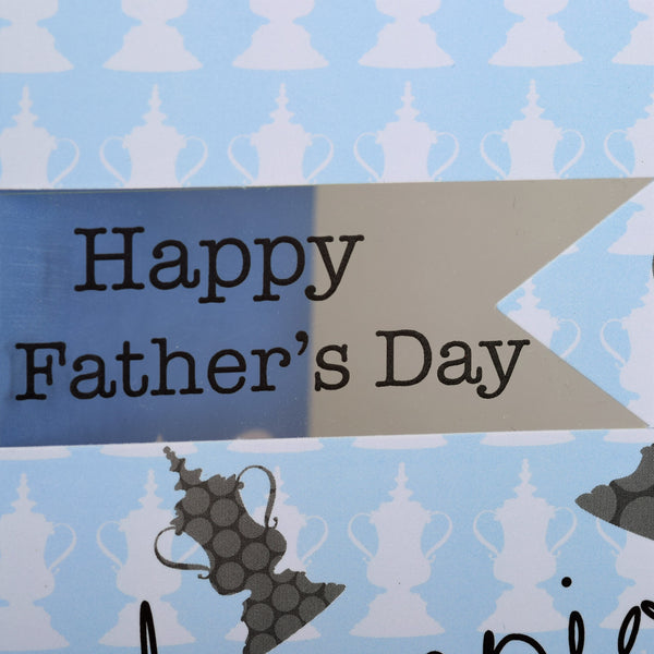 Father's Day Card, Champion, Happy Father's Day, See through acetate window