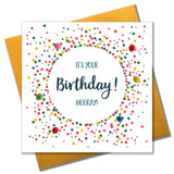 Everyday Card, Dotty Circle, It's your Birthday, Embellished with pompoms