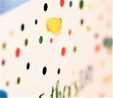 Father's Day Card, Dotty Grandad, Embellished with colourful pompoms