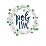 Welsh Good Luck Card, 4 leaf clover, Pompom Embellished