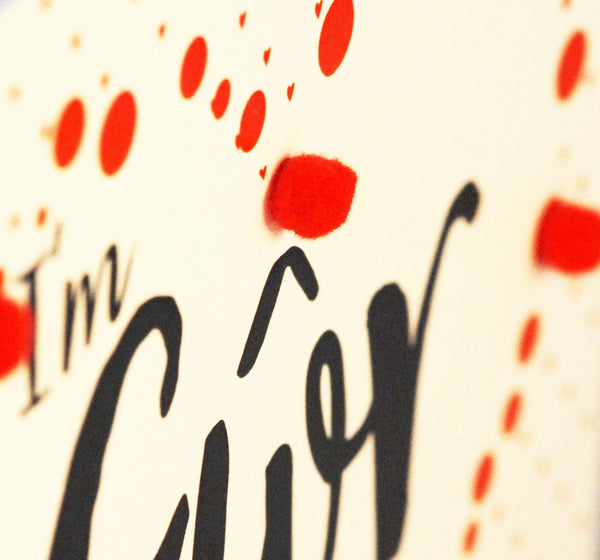 Welsh Husband Valentine's Day Card, Gwr, love heart & kisses, Pompom Embellished