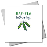 Father's Day Card, Pea Pods Hap-pea Father's Day, colourful pompom embellished