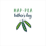 Father's Day Card, Pea Pods Hap-pea Father's Day, colourful pompom embellished