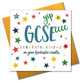 Congratulations Card, Star, GCS(yip)E(eeee) results, Embellished with pompoms