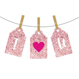 Valentine's Day Card, Pegs - Love You, I 'Heart' You