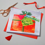 Welsh Christmas Card, Nadolig Llawen, Our house to yours, Tassel Embellished