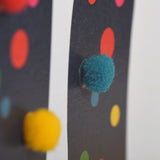 Birthday Card, Age 10 - Blue, 10 Today, Embellished with colourful pompoms