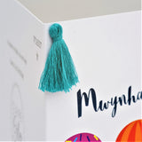 Welsh Birthday Card, Penblwydd Hapus, Ice Pops Cool Birthday, Tassel Embellished
