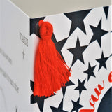 Welsh Engagement Card, Heart in Stars, You're Engaged, Tassel Embellished