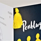 Welsh Birthday Card, Penblwydd Hapus, Dab Man, One of a Kind, Tassel Embellished