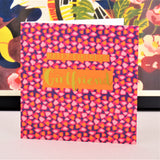 Birthday Card, Happy Birthday Girlfriend, text foiled in shiny gold