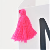 Welsh Gran Mother's Day Card, Sul y Mamau Hapus Nain, Flower, Tassel Embellished