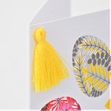 Easter Card, Daffodils, Happy Easter, Embellished with a colourful tassel