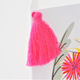 Welsh Grandma Mother's Day Card, Sul y Mamau Hapus Nain, Tassel Embellished