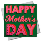 Mother's Day Card, Gold Stars, text foiled in shiny gold