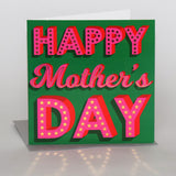 Mother's Day Card, Gold Stars, text foiled in shiny gold