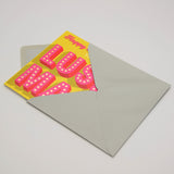 Mother's Day Card, Lush Mam, text foiled in shiny gold