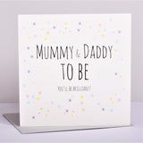 Baby Card, Stars, Congratulations Mummy & Daddy to be, You'll be Brilliant!