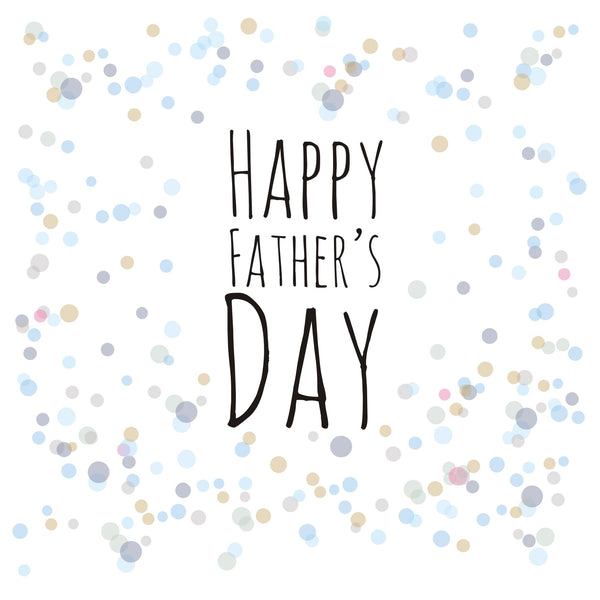 Father's Day Card, Dots, Happy Father's Day