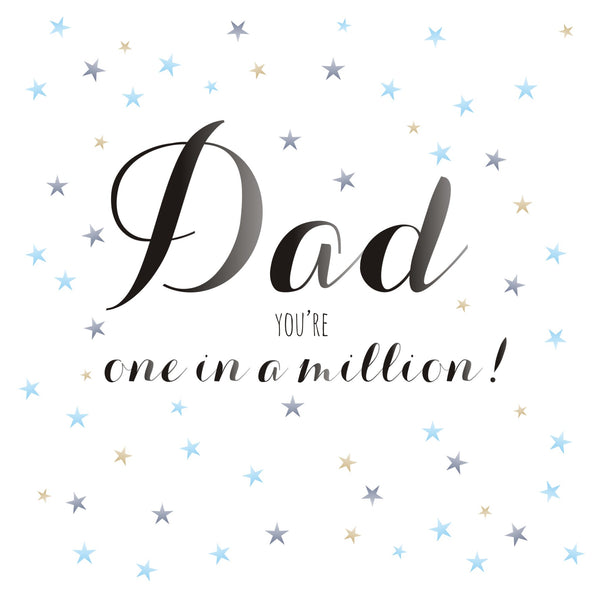 Father's Day Card, Stars, Dad, You're One in a Million!