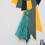 Father's Day Greeting Card, # 1 Dad Rosette, Embellished with a colourful tassel