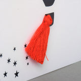 Father's Day Greeting Card, Hot Air Balloon, Embellished with a colourful tassel