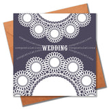 Wedding Card, Doilies, Wedding Congratulations