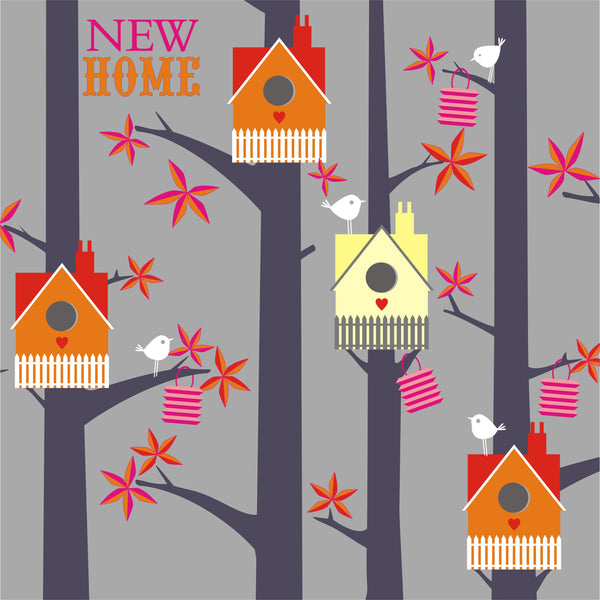 New Home Card, Bird Houses, New Home
