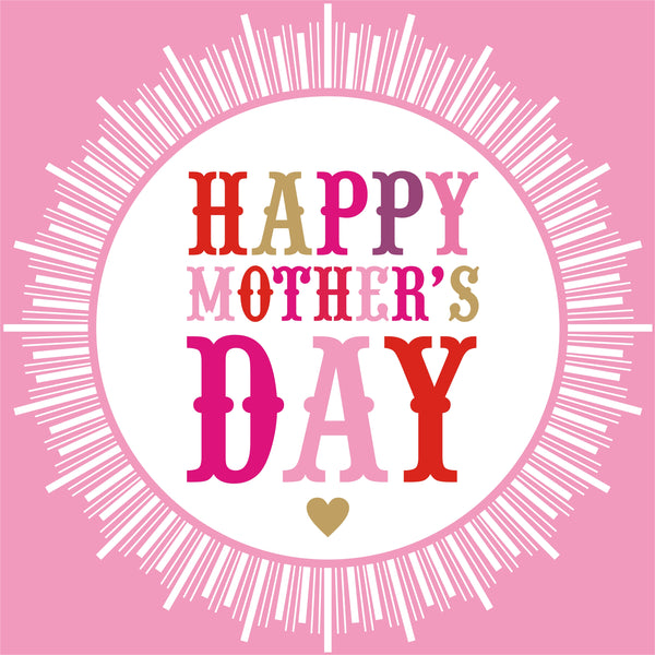 Mother's Day Card, Medal, Happy Mother's Day