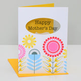 Mother's Day Card, Flowers, Happy Mother's Day, See through acetate window