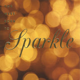 Birthday Card, Golden Lights, You were Born To Sparkle, Embossed and Foiled text