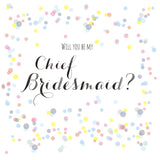 Wedding Card, Dots, Will you be my Chief Bridesmaid?