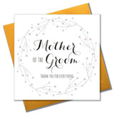 Wedding Card, Flowers, Mother of the Groom Thank you