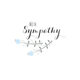 Sympathy, Sorry, Thinking of you Card, Flowers, Sympathy