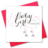 Baby Card, Mobile, Baby Girl Congratulations
