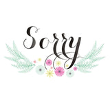 Sympathy, Sorry, Thinking of you Card, Flowers, Sorry